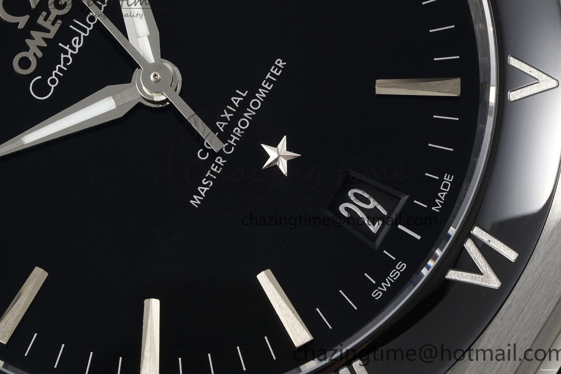 0104 Constellation Black Ceramic SS SBF 1:1 Best Edition Black Dial on Black Gummy Strap A8900 Super Clone TimelessDesign 7798